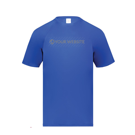 [2790.060.S-LOGO3] Men's Smooth Sport T-Shirt (Adult S, Royal, Logo 3)