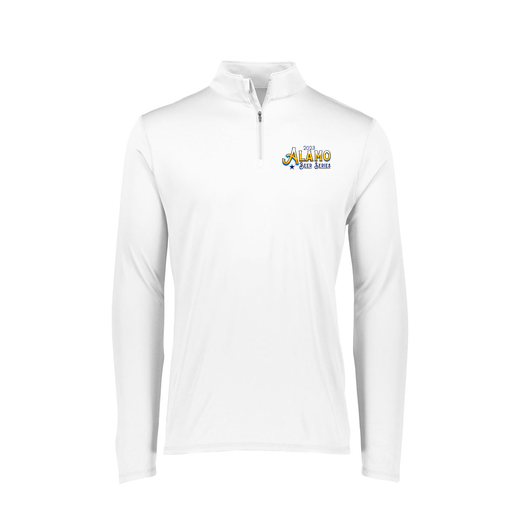 [FTLQFLWH-FAXS-LOGO2] Decker Women's Flex-Lite 1/4 Zip Shirt (Female Adult XS, White, Logo 2)