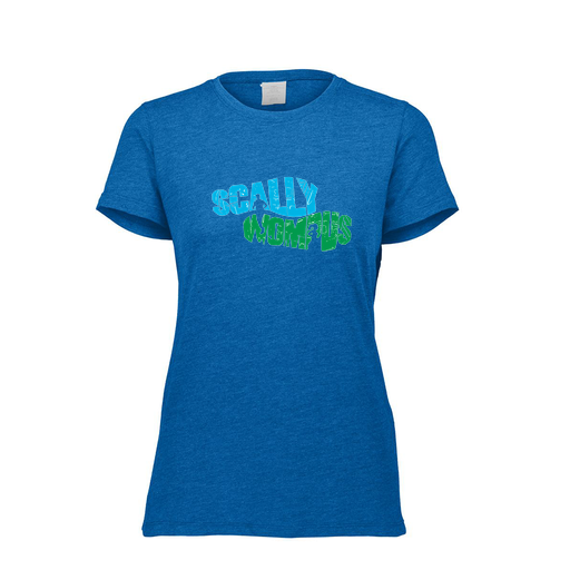 [FTSCUBRY-FAXS-LOGO1] Decker Women's Tri-Blend T-Shirt - Short Sleeve (Female Adult XS, Royal, Logo 1)