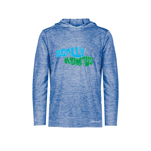 [FOLHCGRY-YS-LOGO1] Decker Youth Charge Hoodie (Youth S, Royal, Logo 1)