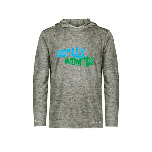 [FOLHCGGY-YS-LOGO1] Decker Youth Charge Hoodie (Youth S, Gray, Logo 1)