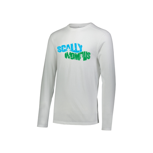 [FTLCUBWH-YS-LOGO1] Decker Youth Tri-Blend T-Shirt - Long Sleeve (Youth S, White, Logo 1)