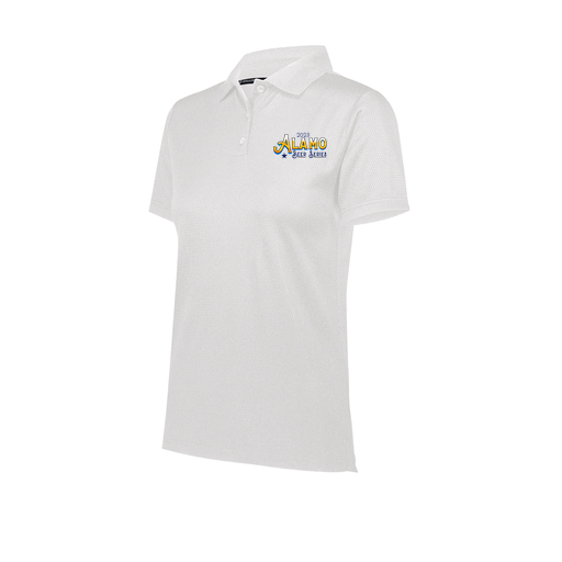 [222768.005.XS-LOGO2] Ladies Prism Polo (Female Adult XS, White, Logo 2)