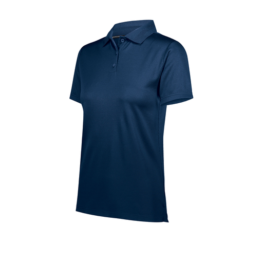 [222768.065.XS-LOGO5] Ladies Prism Polo (Female Adult XS, Navy, Logo 5)